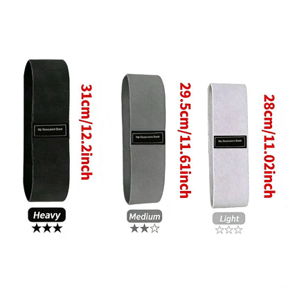 Basic Fabric Resistance Bands, Hip Glute Thigh Workout Loop Bands for Squats Yoga Gym Fitness