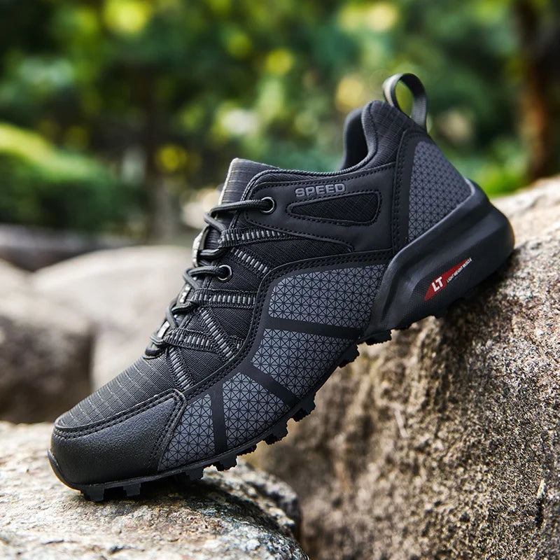 Cycling Shoes Men's Shoes Lockless Bicycle Sports Shoes Outdoor Mountain Off-road Lightweight Non-Slip Wear-Resistant Shoes39-47