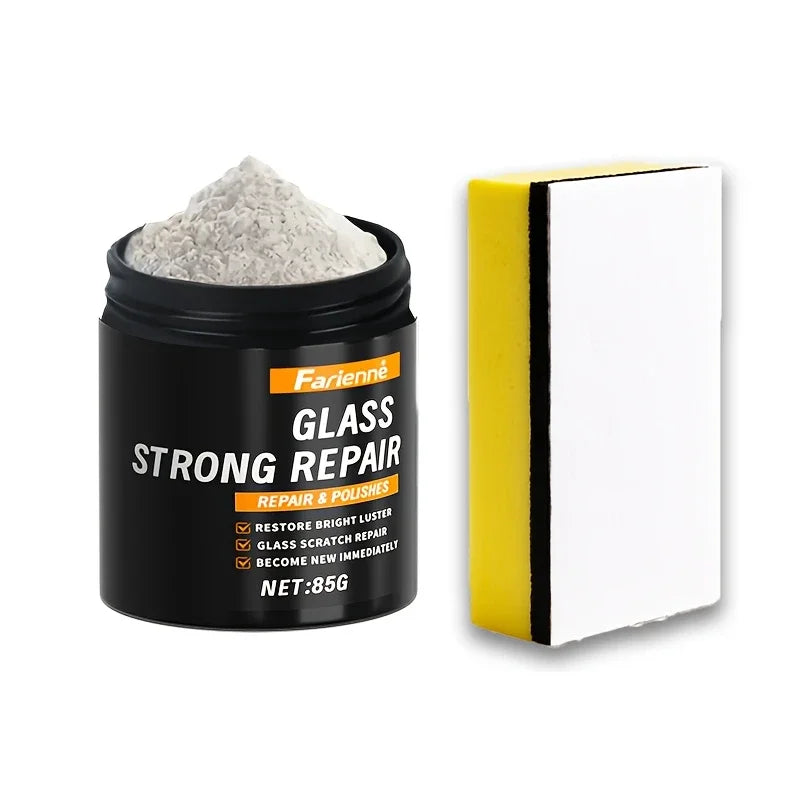 Super glass polishing powder|Restore glass clarity|Polishing for brightness|Glass scratch repair powder|Nanoscale scratch repair