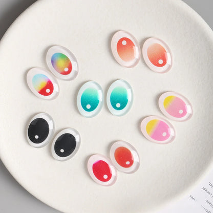18pcs For Labubu Eye Accessories Simulation Glass Eye Patches Dolls Accessories
