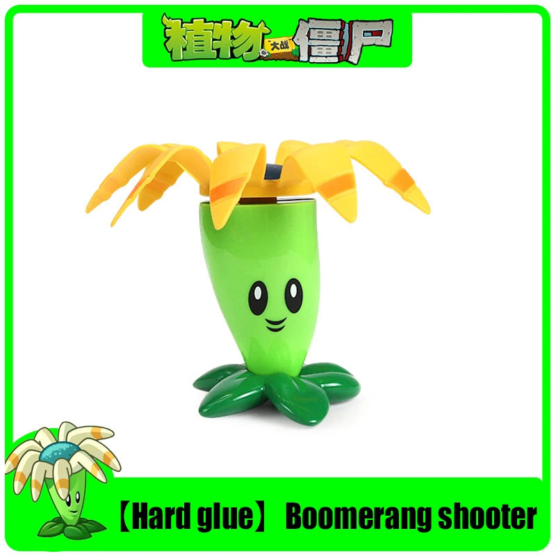 Funny Plants vs. Zombies 2 Hard Glue Peashooter Gatling Pea Shooter Sunflower Action Figure Model Dolls Shooting Toys Kids Gifts