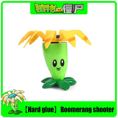 Funny Plants vs. Zombies 2 Hard Glue Peashooter Gatling Pea Shooter Sunflower Action Figure Model Dolls Shooting Toys Kids Gifts