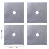 4pcs Silver
