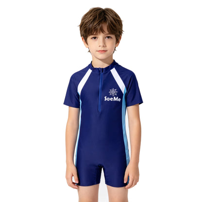 Girls Swimsuits Kids Toddler 3 to 4 5 6 7 8 9 10 Years Beach Pink Cute Child Swim Suit Short Sleeve One Piece Swimwear Outfits