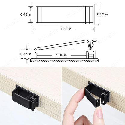 Self-adhesive Cable Organizer Cable Clamp Clips Holder Clamp Management Car USB Data Cable Decorative Cord Winder Manager