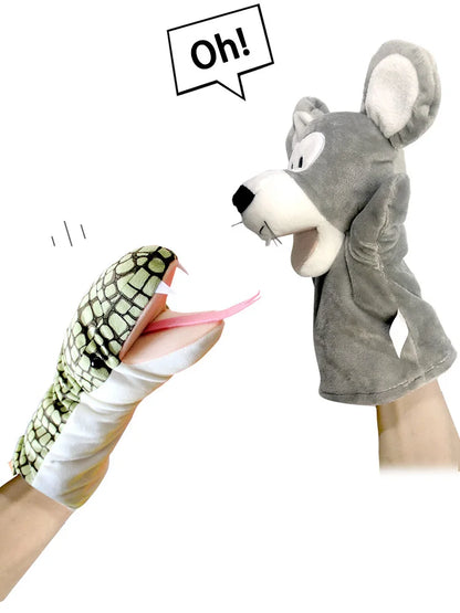 Soft Stuffed Animal Toy Story Cartoon Figure Doll Plush Toys Horse Kids Party Decoration Kawaii Hand Finger Puppet For Children