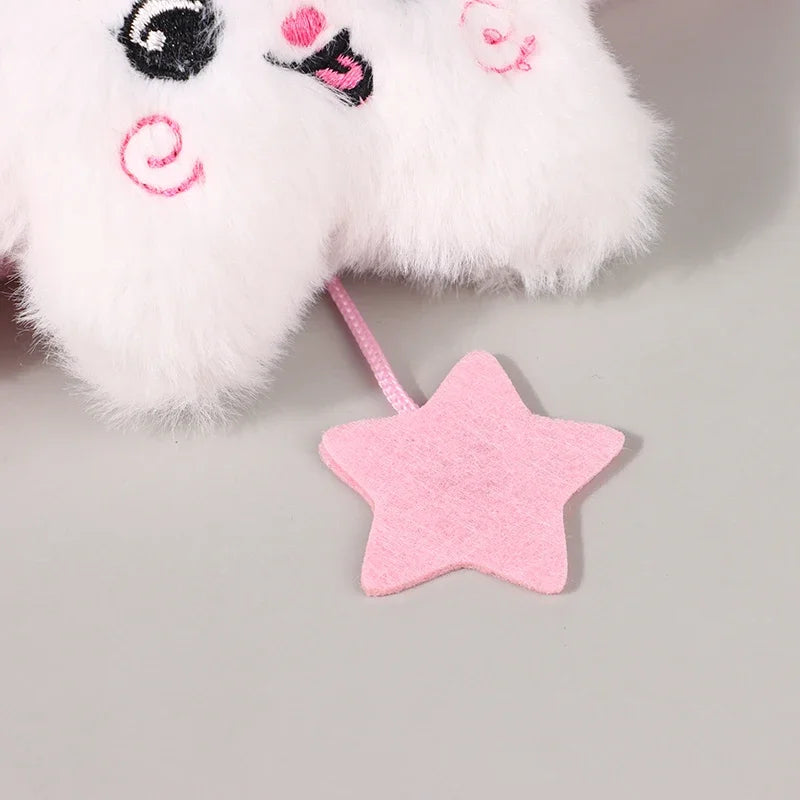 1PC Star Pendant Key Chain Doll Album Plush Pendant Doll School Bag Decoration Gifts