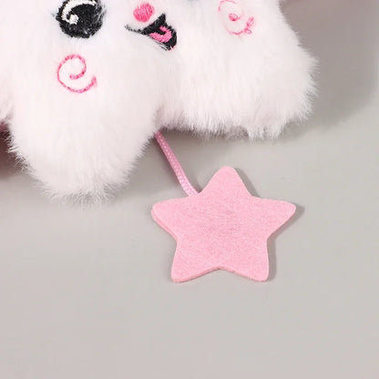 1PC Star Pendant Key Chain Doll Album Plush Pendant Doll School Bag Decoration Gifts
