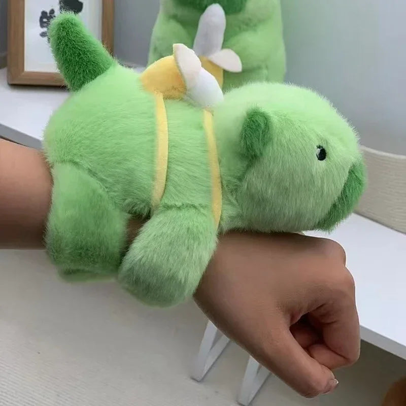 Capybara Fox Plush Wristband, Soft Animal Doll Toy, Cute Christmas Gift for Kids