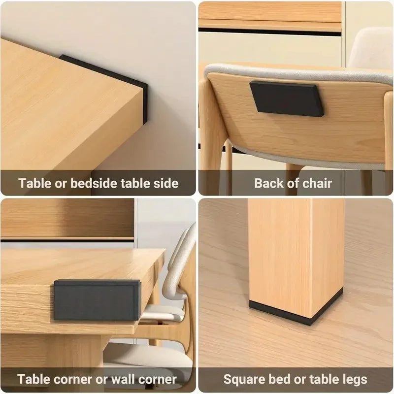 10pcs EVA Foam Double-sided Adhesive Wall Protector Is Suitable for Shock Protection of Sofa Bench Wall Anti Vibration Pads