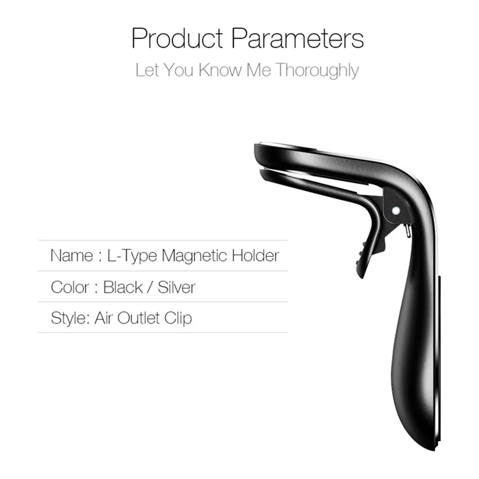 Magnetic Car Phone Holder Air Vent Clip Mount 360 Rotation Mobile Bracket GPS Cell Phone Stand in Car For IPhone Samsung Huawei