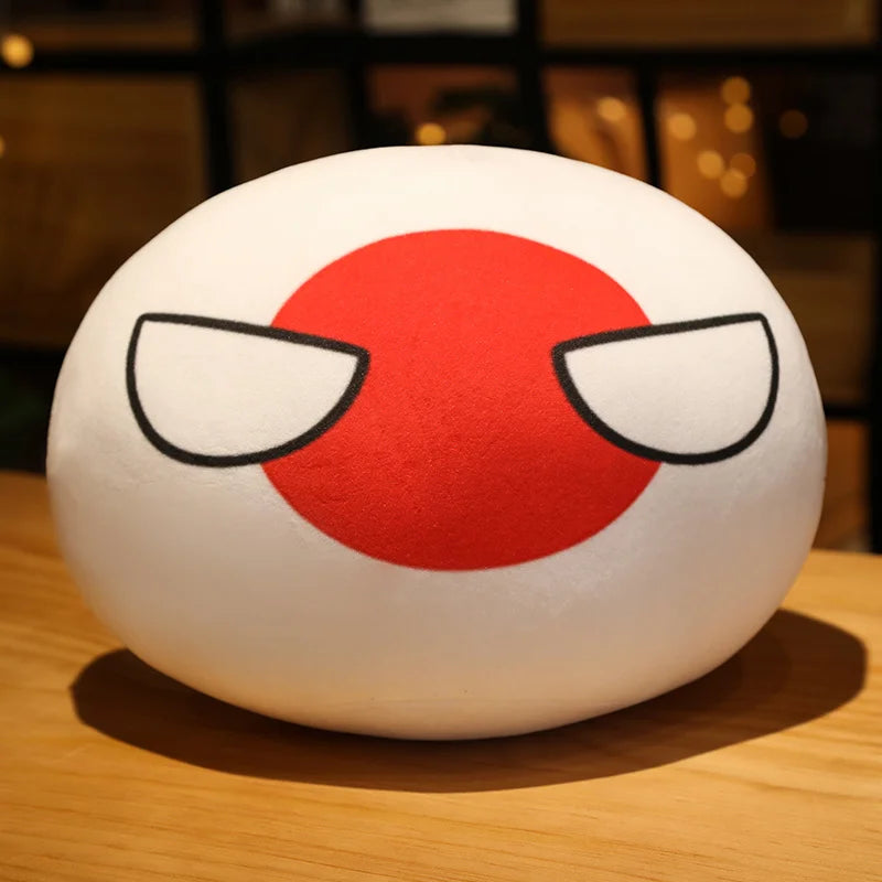 Wholesale Hot 10/30/40cm Polandball Country Ball Toy Plush Pendant Doll Countryball Ussr Usa France Russia Uk Japan Germanyitaly