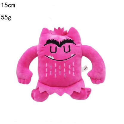 6pcs/set 6 Colors Kawaii The Color Monster Plush Doll Children Monster Color Emotion Plushie Stuffed Toy For Kids Birthday Gifts