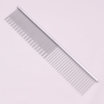 Copper Dog Grooming Combs For Pet Boundary Knot Massage Tools Professional Salon Cat Hair Cleaning Crescent Combs High Low Teeth