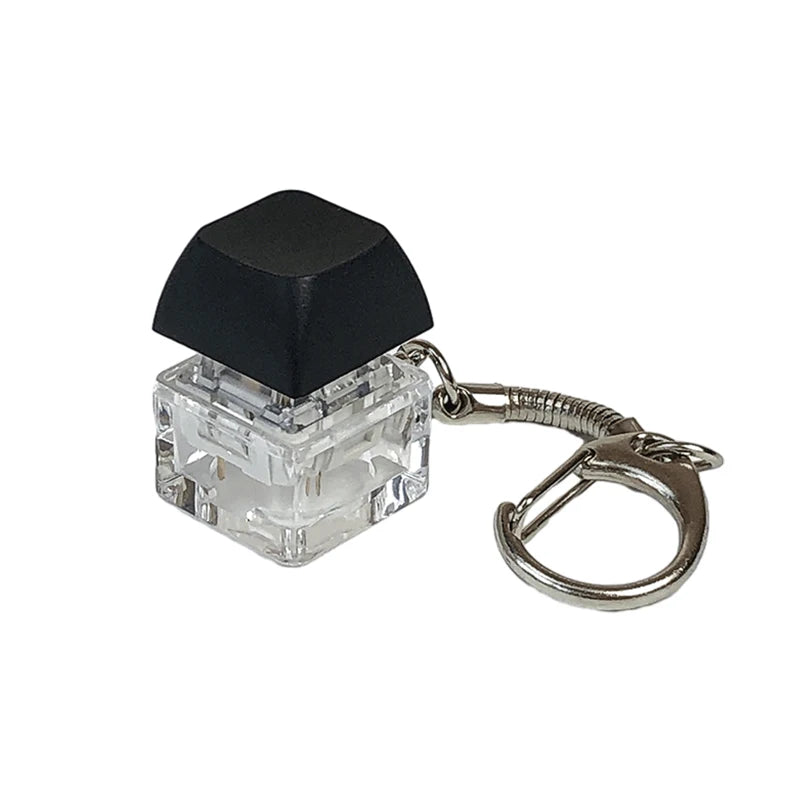 Decompression Keychain Mechanical Keyboard Button Keyring Fingertip Key Cap Pendant Antistress Toy