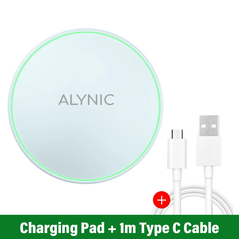 Wireless Charger For iPhone 17 15 14 13 12 X Pro Max Induction Fast Charging Pad Dock Station For Samsung S23 S22 Xiaomi Huawei