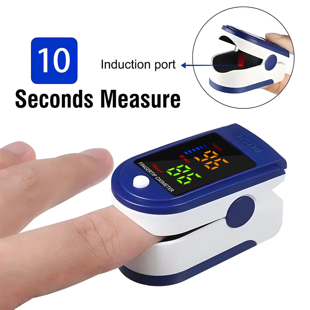 Non-Contact Ear Thermometer & Finger Oximeter Digital Display for Infant & Adult,Accurate Temperature & Pulse Rate Measurement