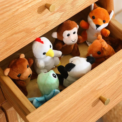 36 Styles Animal Finger Puppet Plush Toy Role Play Tell Story Cloth Doll Baby Educational Toys Children Kids Great Birthday Gift