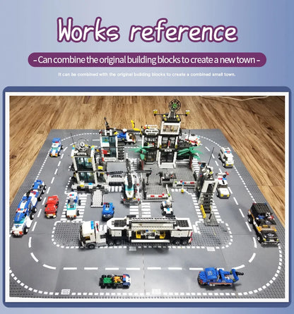 Classic Building Block Base Plate City View Traffic Road Figures Construction Toys Bricks 32Dots Plastic Baseplates Accessories