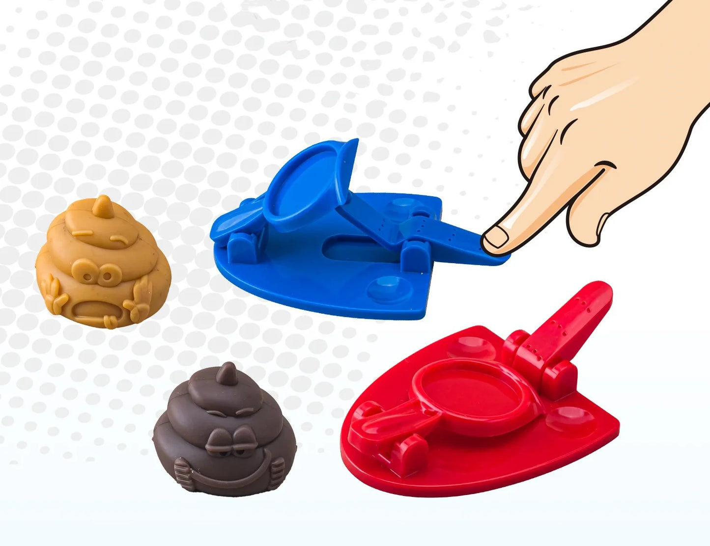Mini Toilet Anti Stress Toys Two Person Interactive Catapult Toilet Toy Tabletop Game Throw Battle Toy Poops for Kids Adult