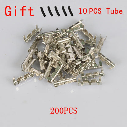 50/100/200PCS 453U-shaped Electrical Cable Connectors Tab Cold Insert Wire Connector Electricos Small Ceeth Terminal 0.3 -1.5mm²