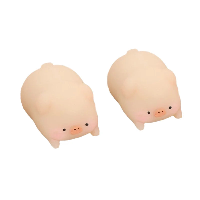 Cute Little Pink Pig Squeeze Toys Pink Piglet Stress-relieving and Venting Toys Kawaii Pet Fidget Toys Gifts for Friends