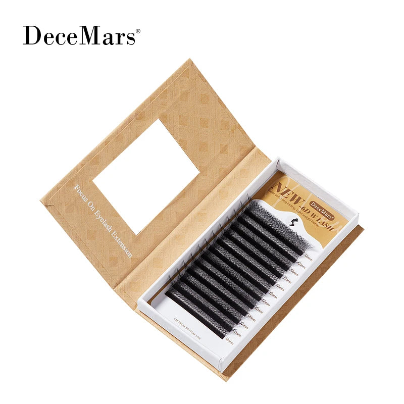 DeceMars New type 6D-W Eyelash Extension  Natural Native