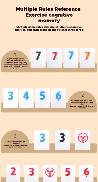 M/L/XL Digital Game Set, Travel Rummy, Mahjong, Rummybrix, Number Game Cards - Adult Leisure Party Board Game Travel Game