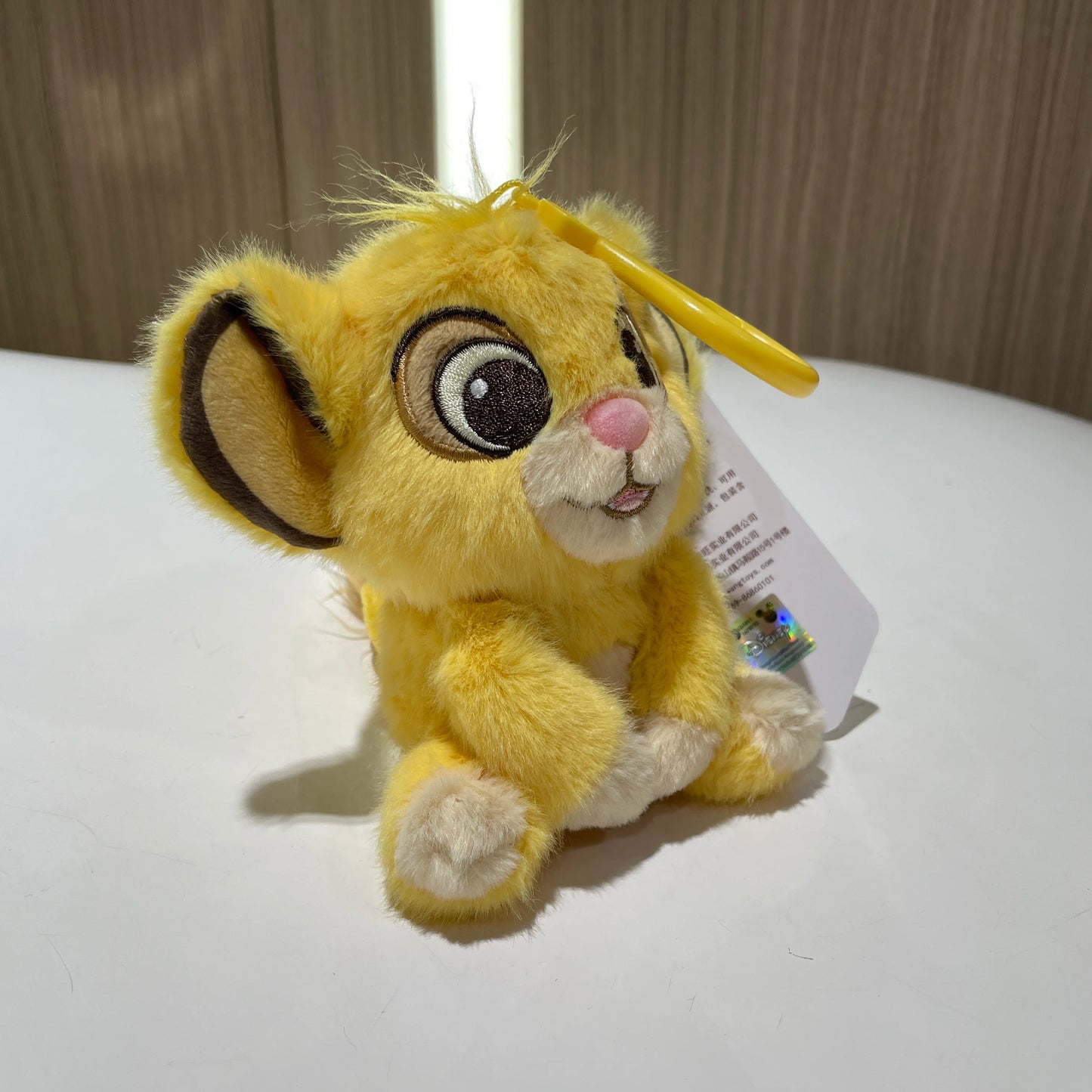 11cm Genuine Disney The Lion King Simba cute Baby Lion Children Stuffed Toy Birthday gift Plush Toys Small Pendant Plush Doll