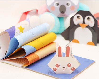 Origami Kit with 30/96 Sheets Paper & Guide Book, DIY Craft Art for Beginners kids，Multiple difficulty level challenges