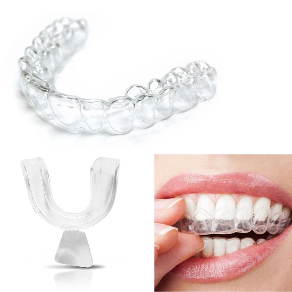 1/2/4/8pcs Anti Snoring Bruxism Sleeping Mouth Guard Tray Stop Teeth Grinding Sleep Aid Night Guard Gum Shield Mouth Health Care
