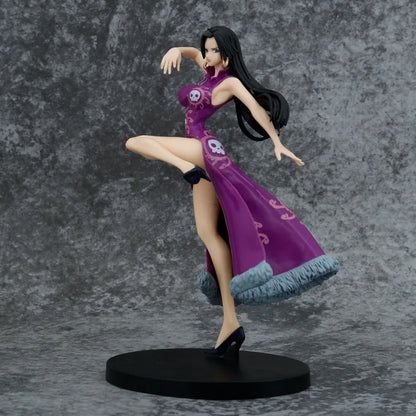 One Piece Anime Boa Hancock Figures Toys GK Snake Princess Action Figure 21CM Sexy Cheongsam Girl Doll Figurines Statue