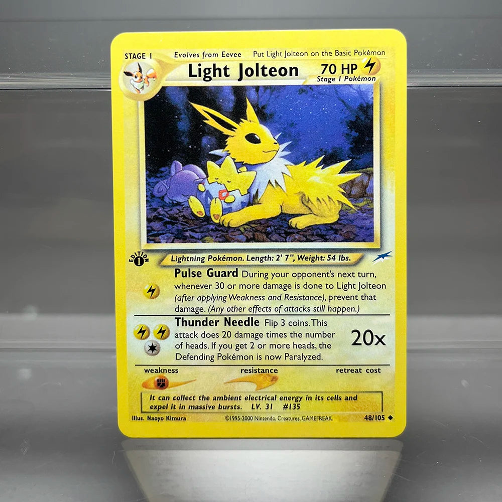PKM Single Cards 1st Edition 1996 Raichu Charizard Dragonite PTCG Foil Cards Game Collection PKM Proxy Cards
