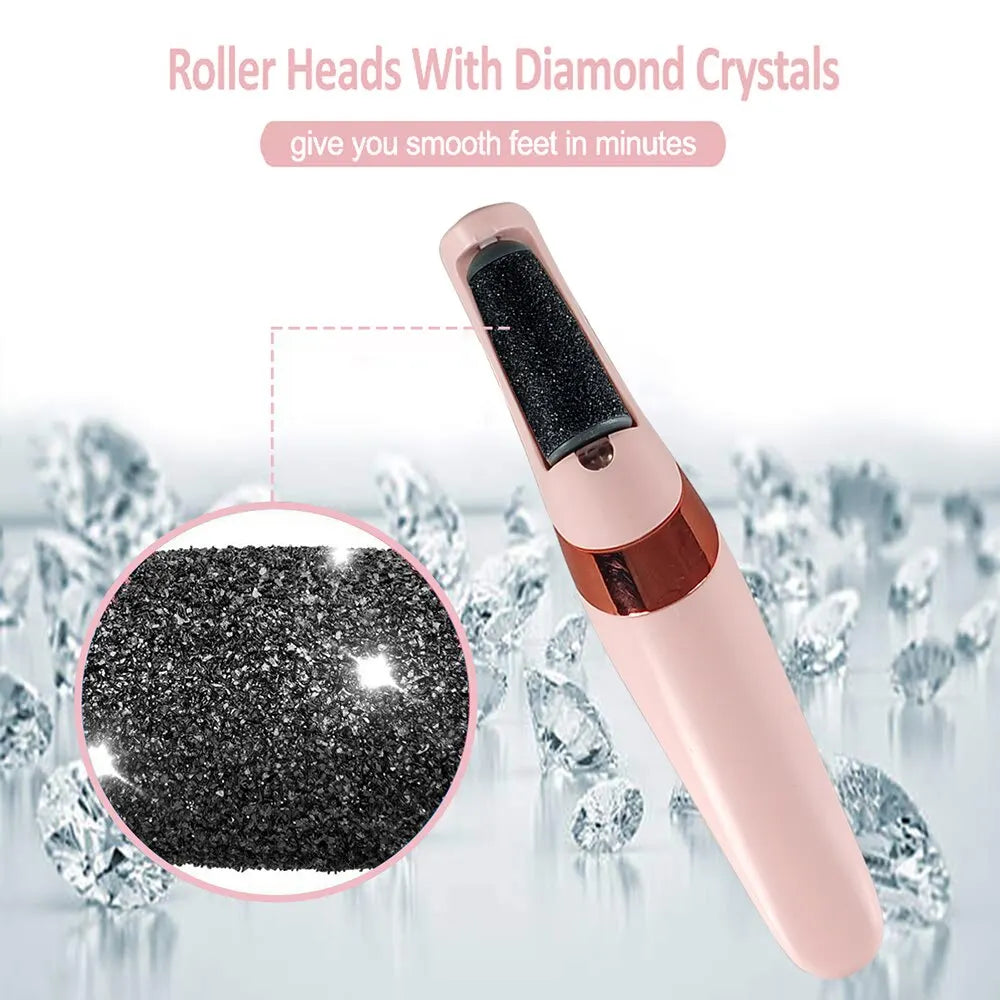 Cordless Rechargeable Electric Callus Remover, Foot File for Dry Coarse Skin Removal on Heels, for Women & Men
