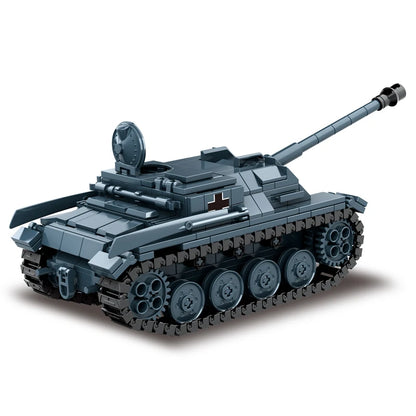 World War 2 WW2 Army Military Soldiers Armor Halftrack Main Station Tank Building Blocks Bricks Model DIY Assembly Toys For Kids