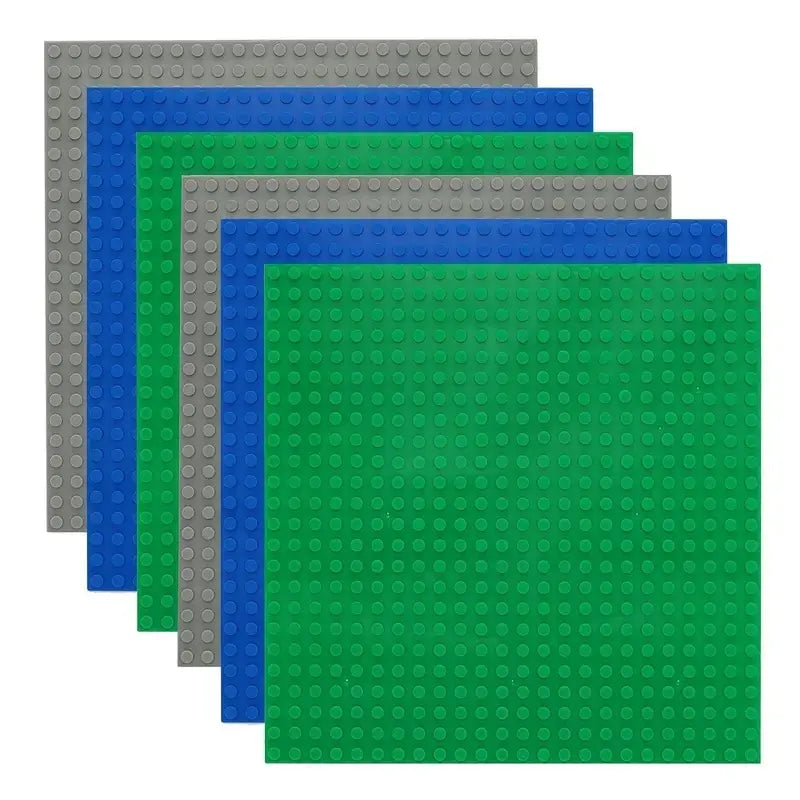 Classic Baseplate 32x32 16x32 16x16 Dots Building Blocks Bricks Base Plates DIY Plastic Board Building Blocks Construction Toys