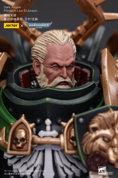 JOYTOY Warhammer 40k 1/18 Action Figures Dark Angels Primarch Lion El'Jonson