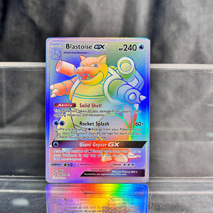 PKM Proxy Cards Classic Charizard Mew With Ex Single Cards Collection PTCG Suicune Gx Tyranitar Gx Lost Thunder Foil Card