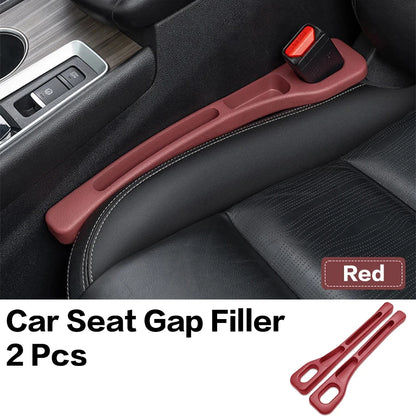 2PCS Car Seat Gap Filler Between Seats Console Organizer Seat Crevice Storage Box Bag Decoration Interior Auto Accessories