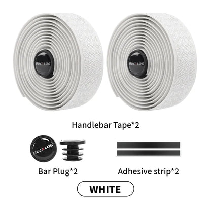 BUCKLOS Bicycle Handlebar Tapes Road Bicycle Handlebar Tape Anti-slip Waterproof Cycling Bar Wrap Road Bike Accessories