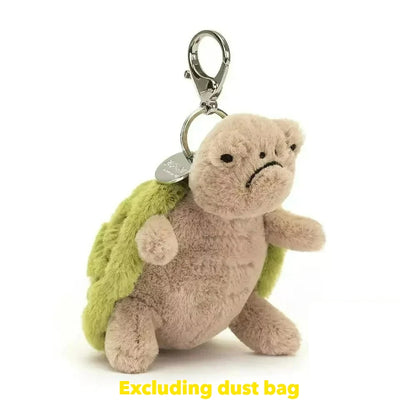 Hot tea bag Jc Cute Plush Toy label cute girl bag charm plush toy keychain Kawaii plush toy Limited New Gift bag