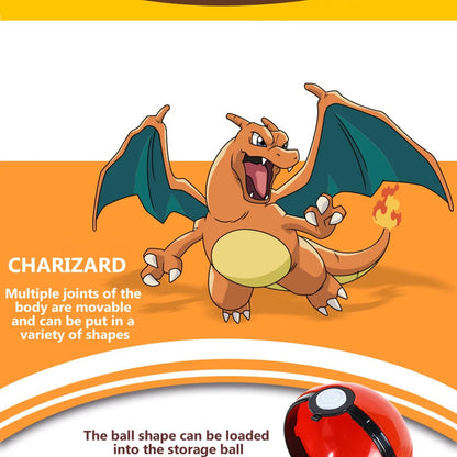 18 Styles Pokemon Anime Deformation Figures Pikachu Eevee Mewtwo Greninja Pokeball Figure Pet Action Model Toys Kids Gifts Toys