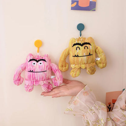 15/25cm 7pcs Kawaii Colorful Monster Plush Doll With Expression Monster Plushie Stuffed Toy For Boys And Girls Birthday Gifts