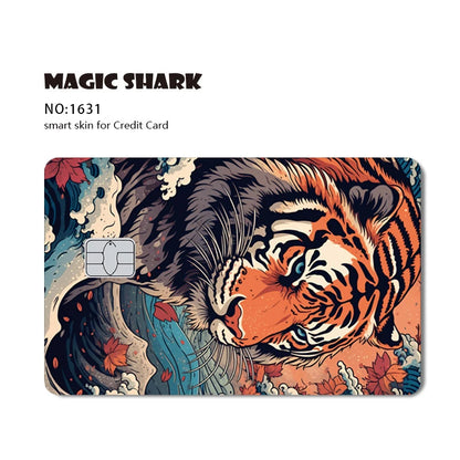Stylish Phone Evil FBI Tiger Mexico Flag Snowman Movie Monstor Anime Credit Bank Debit Card Sticker Film Skin
