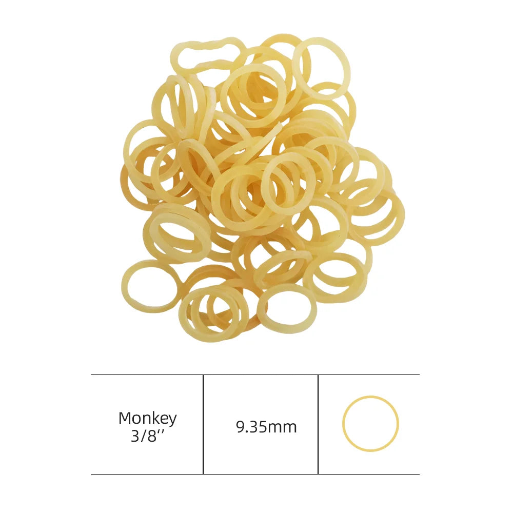 TJdent 5000Pcs/Box Dental Orthodontic Elastics Rubber Bands Zoo Pack Latex Braces Ligation Ring 3.5OZ Dentistry Material