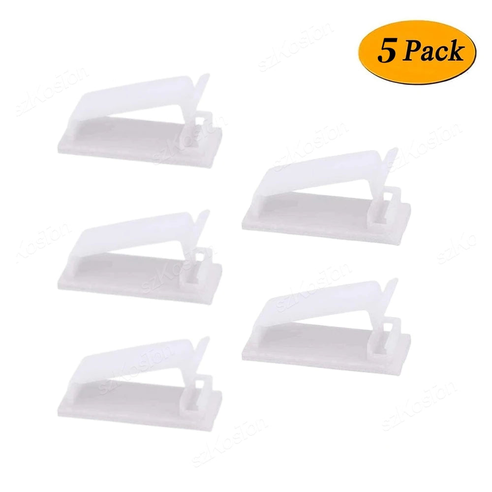 Self-adhesive Cable Organizer Cable Clamp Clips Holder Clamp Management Car USB Data Cable Decorative Cord Winder Manager