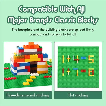 Classic Baseplate 32x32 16x32 16x16 Dots Building Blocks Bricks Base Plates DIY Plastic Board Building Blocks Construction Toys