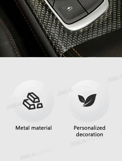 BLALION Fun Car Center Control 3D Valve Decoration Auto Interior Shift Knob Cover Air Conditioner Button Valve Switch Sticker