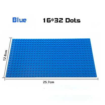 Baseplates 32x32 16x32 Dots Classic Base Plates MOC Bricks City Dimensions Building Blocks Figures Construction Toys