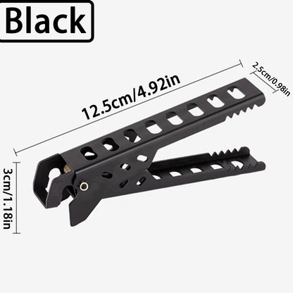 Outdoor Aluminium Anti-hot Alloy Clip Bowl Gripper Holder Portable Camping Pot Pan Handle Kitchen Accessories Cooking Supplies